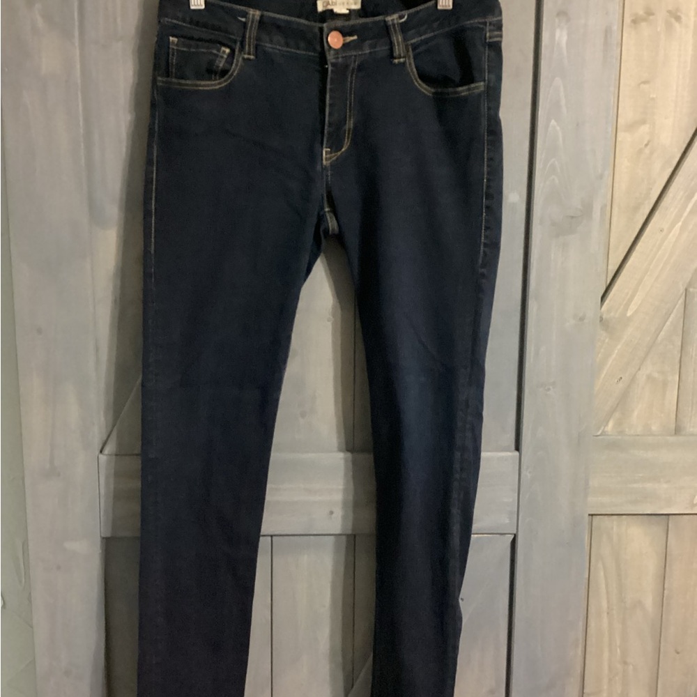 CAbi Women's Dark Blue Skinny Jeans